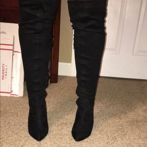 Boohoo Thigh High Boots